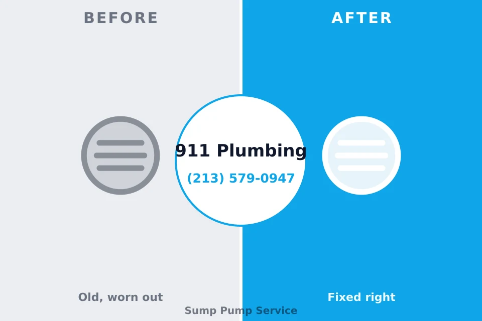 Before and after: plumbing company Clarksville, TN